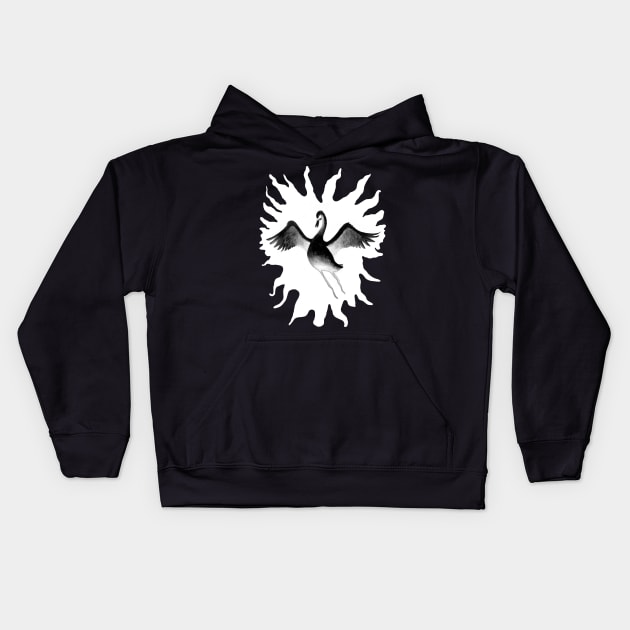 Black Swan Kids Hoodie by otherrace